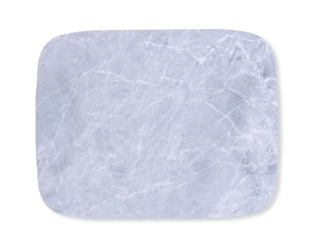 Plateau bois marbre gris 46x36 cm Papillon Platex Offre Du Jour