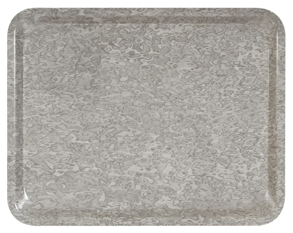Plateau stratifié bois gris 46x36 cm Platex Réduction