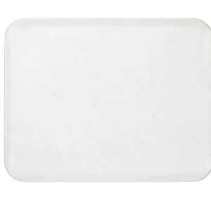 Acheter Direct Plateau polyester blanc 42x32 cm Poly Str Profil Mat 2 Platex