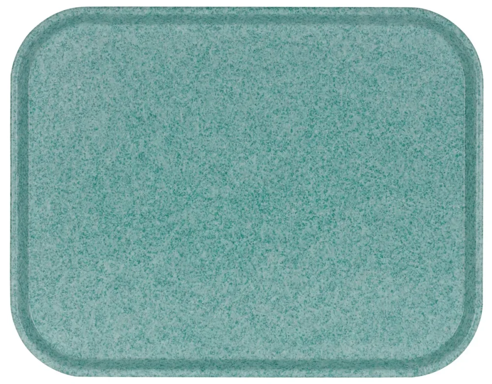 Plateau polyester vert 53x32,5 cm Poly Str Platex Haute Qualité