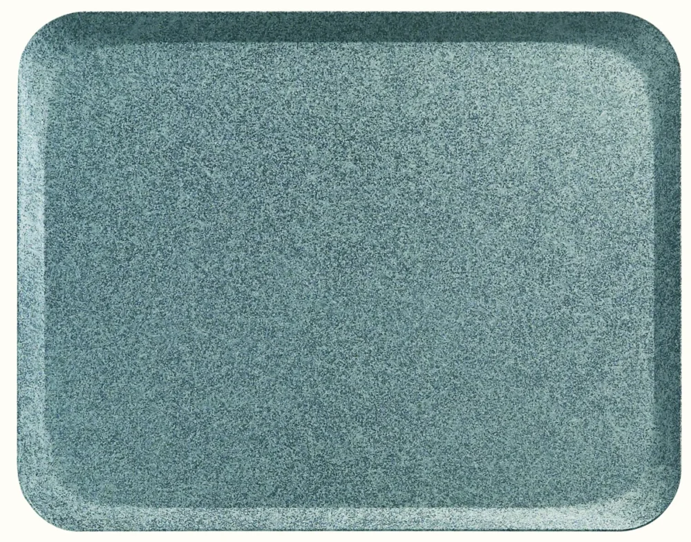 Plateau polyester gris 40x30 cm Poly Str Platex Nouvelle Collection