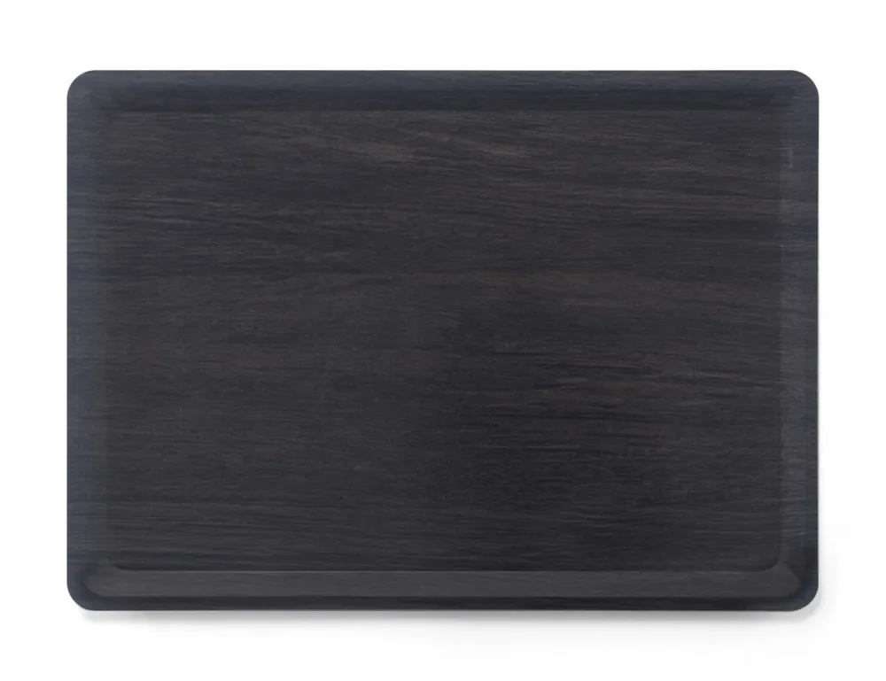 Haute Qualité Plateau stratifié bois noir 46x36 cm Platex