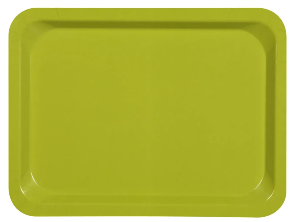 Solde Plateau stratifié bois vert 40x30 cm Platex
