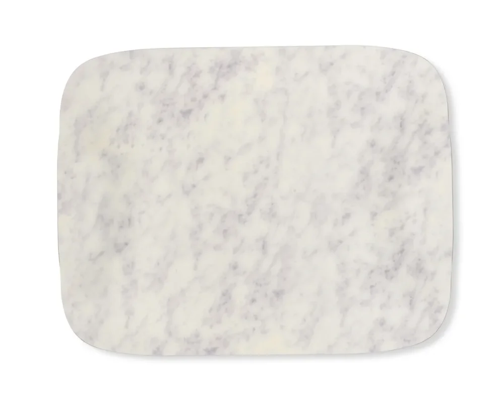 Paiement Sécurisé Plateau bois marbre blanc 46x36 cm Papillon Platex