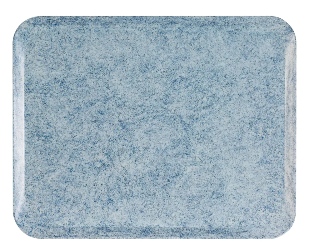 Prix Cassé Plateau polyester bleu 46x36 cm Poly Str Platex