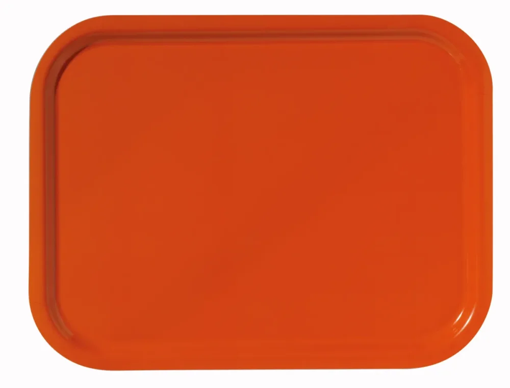 Plateau stratifié bois orange 37x28 cm Platex Marque