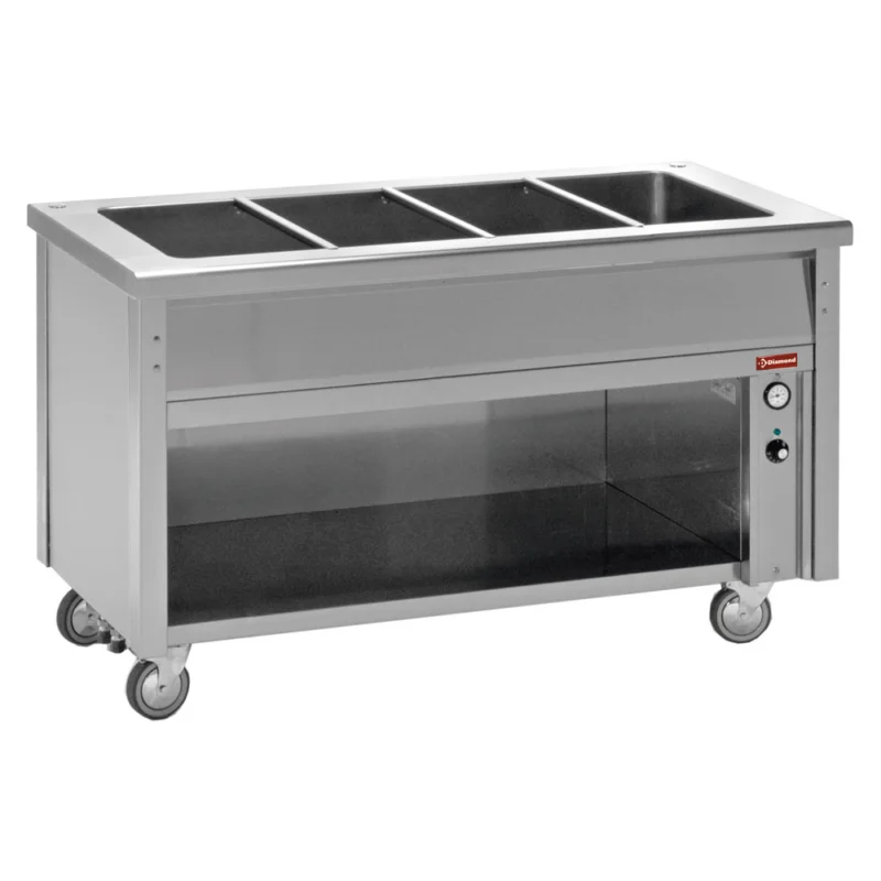 Elément bain-marie sur armoire ouverte 3 GN 1/1 Usine Directe