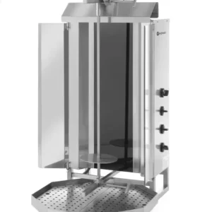 Grill à kebab électrique, HENDI, Profi Line, 400V/7200W, 7,2kW, 550x700x(H)1120mm Quantité Limitée