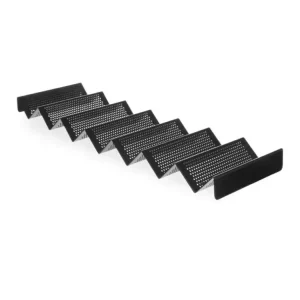 Nouvelle Collection Support pour sandwich/hot-dog – perforé, HENDI, Noir, 580x170x(H)40mm