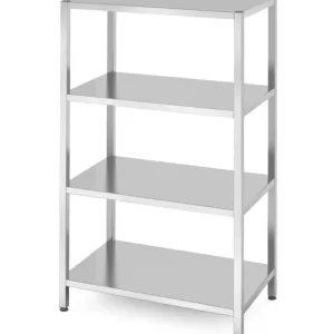 Rack de stockage avec 4 étagères pleines – vissé, HENDI, Kitchen Line, 1000x600x(H)1800mm Meilleur Choix