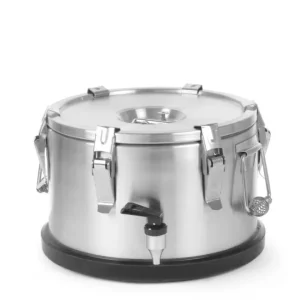 Prix Promo Conteneur isotherme portable – avec robinet, HENDI, Profi Line, 10L, ⌀330x(H)220mm