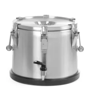 Conteneur isotherme portable – avec robinet, HENDI, Profi Line, 15L, ⌀330x(H)280mm Seulement Aujourd’hui