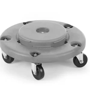 Achat Immédiat Trolley pour poubelle ronde, AmerBox, s’installe sur 691038, Gris clair, ⌀455x(H)165mm