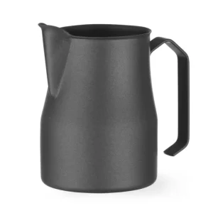 Produit De Marque Pot à lait noir mat avec bec verseur en forme V, HENDI, 0,7L, Noir, ⌀84x(H)130mm