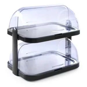 Vitrine réfrigérante Roll-top, double, HENDI, Gris foncé, 440x320x(H)440mm Meilleure Vente