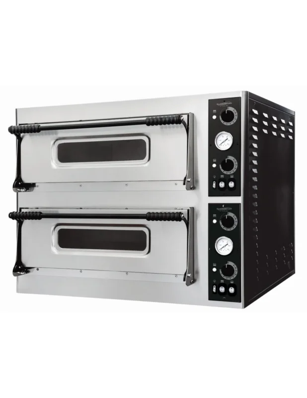Four à pizza électrique pour 4+4 pizzas ø 320 mm, contrôle mécanique Produit De Marque
