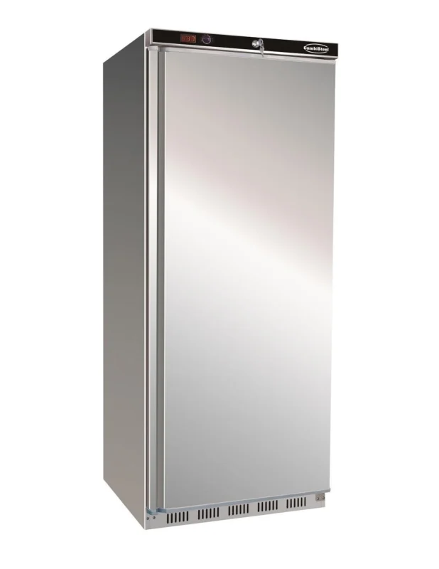 Armoire réfrigérée 570 litres en inox (extérieur uniquement) GN 2/1, +0°/+8°C Haute Qualité