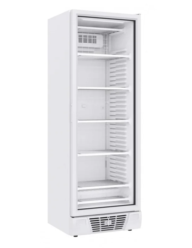 Congélateur vitré avec 1 porte blanc, 382 litres, -18°/-24°C Prix Cassé