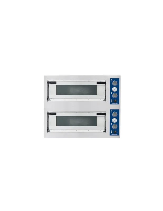 Four à pizza électrique pour 4+4 pizzas ø35 cm, contrôle mécanique Acheter Direct