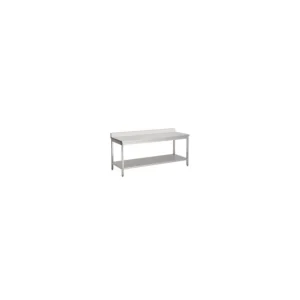 Vente Flash Table de travail avec étagère et dosseret, 900x700 mm