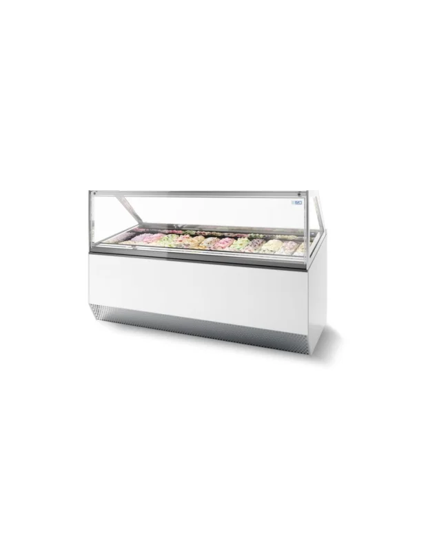 Vitrine à glace avec refrigeration ventilée,-14 / -16ºC, capacité 12x 5 litres,ISA MILLENIUM 12 Marque