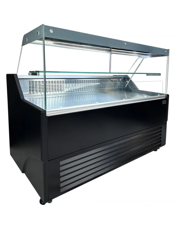 Petit Prix Vitrine réfrigérée ventilée 1340 mm avec vitre verticale, +0°/+7°C