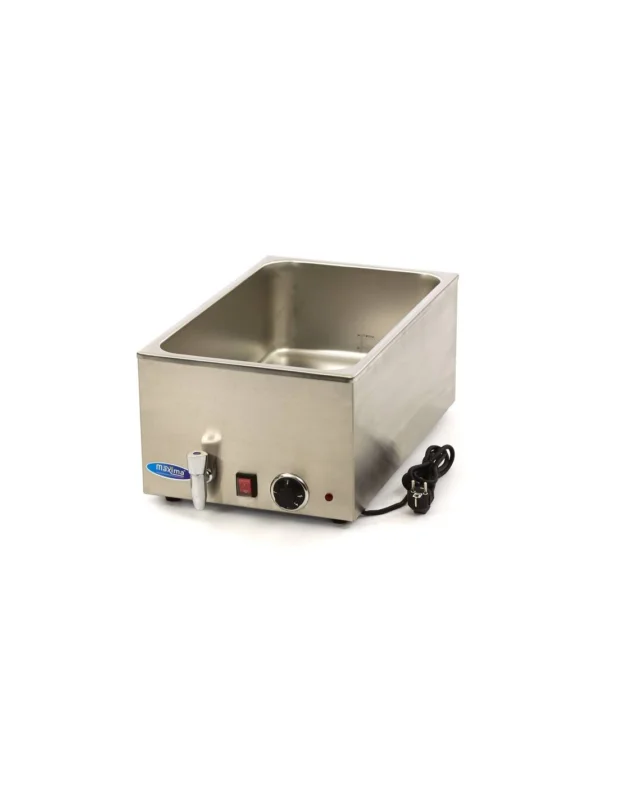 Livraison Gratuite Bain Marie électriqueavec robinet de vidange sans bacs 1/1 GN