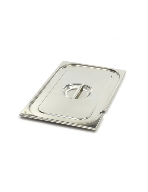 Couvercle GN en inox, 1/1 GNavec ouverture pour cuillère Prix Cassé