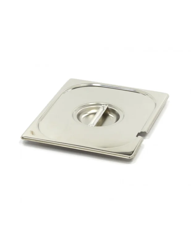 Commander Maintenant Couvercle GN en inox, 1/2 GNavec ouverture pour cuillère