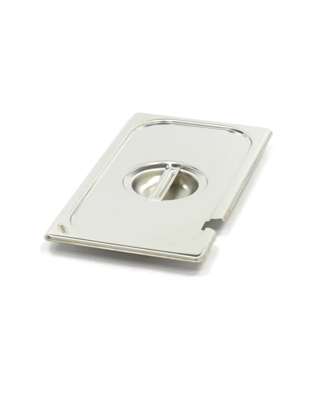 Offre Exclusive Couvercle GN en inox, 1/3 GNavec ouverture pour cuillère