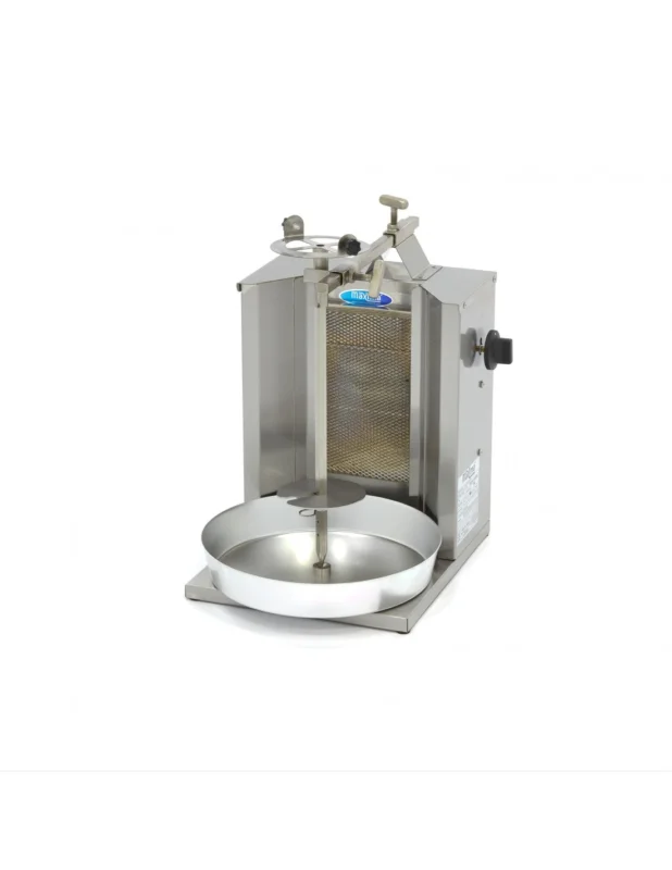 Gril à kebab à gaz avec 1 zone de chauffage, moteur inférieur, 10 kg Offre Exclusive