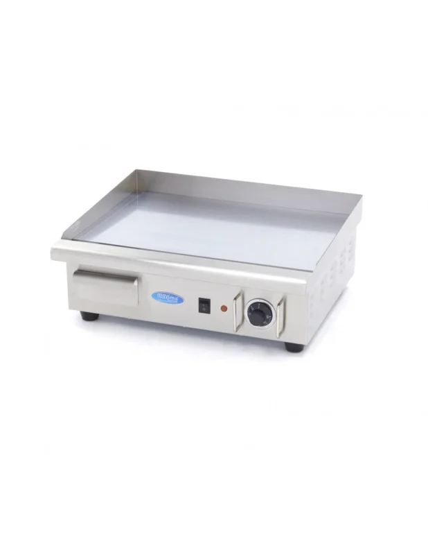 Plancha grillade électrique , plaque chrome lisse 550 mm 230V/1 Authentique