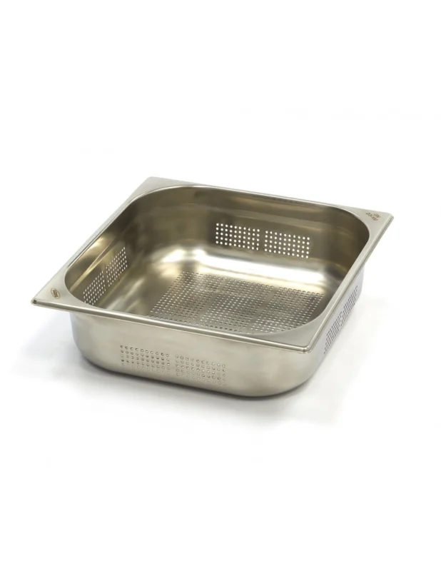 Bac GN en inox perforé, GN2/3 h100 mm Meilleure Vente