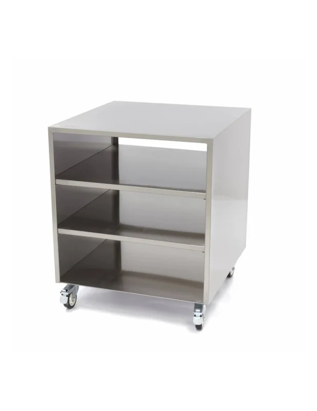 Table armoire basse neutre ouverte, sans dosseret, 600x600 mm sur rouescapacité de charge de 120 kg Expédié Aujourd’hui