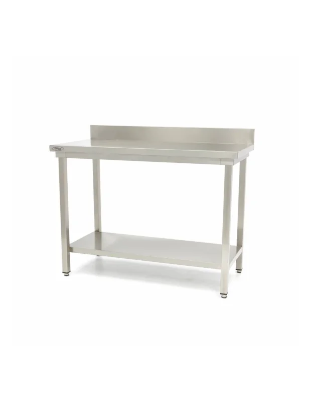 Table de travail avec étagère et dosseret, 800 x 600 mm Livraison Express