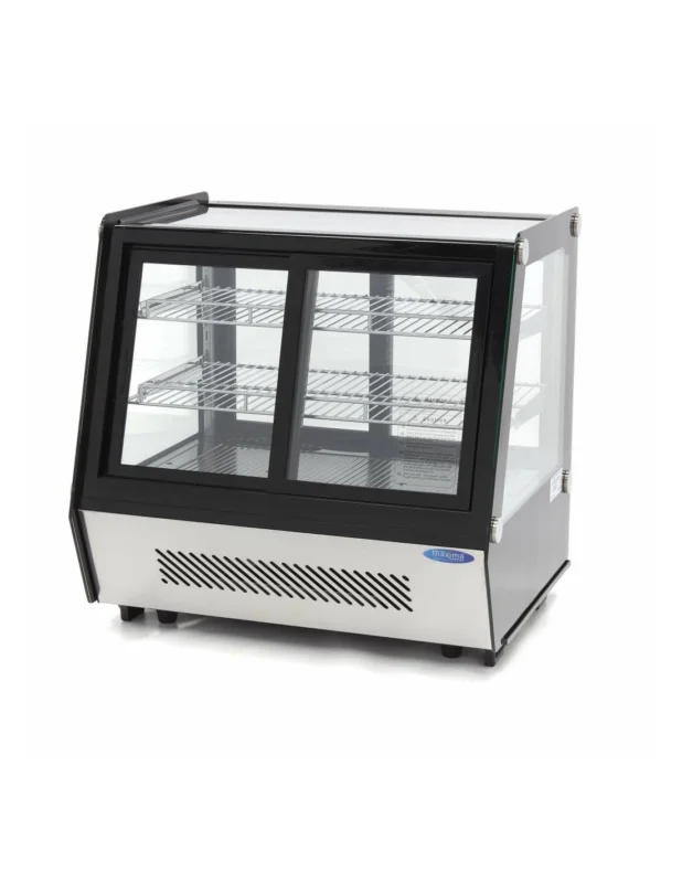 Vitrine réfrigérée à poser avec 3 étages, +0°/+12°C, L 710 mm service avant+arrière Meilleur Prix