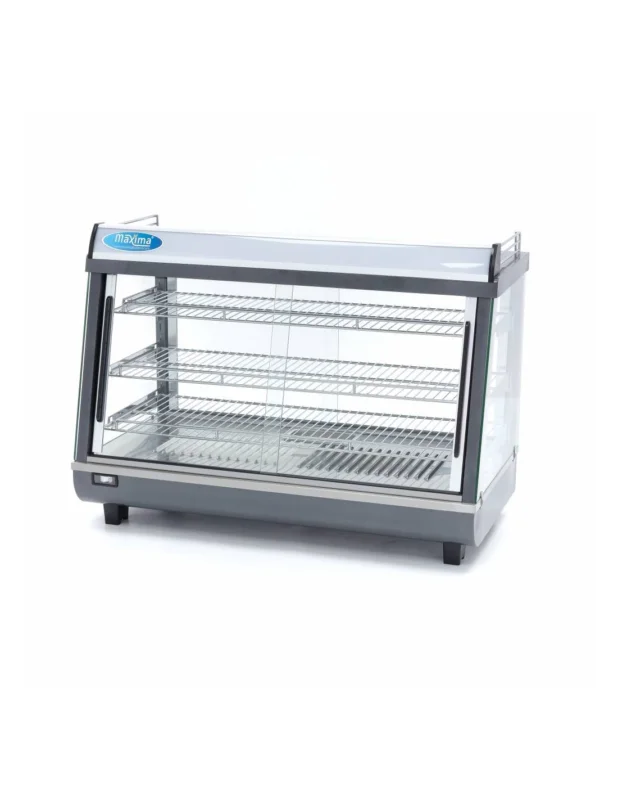 Bon Marché Vitrine chaude à poser avec 3 étages, +30°/+90°C, L 915 mm