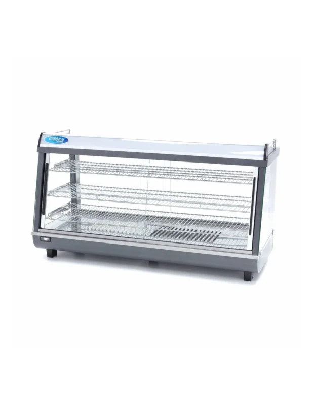 Paiement Sécurisé Vitrine chaude à poser avec 3 étages, +30°/+90°C, L 1211,5 mm