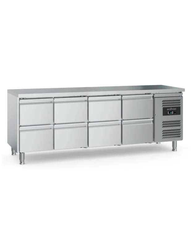 Meilleur Prix Table réfrigérée 8 Tiroirs GN 1/1, +2°/+8°C