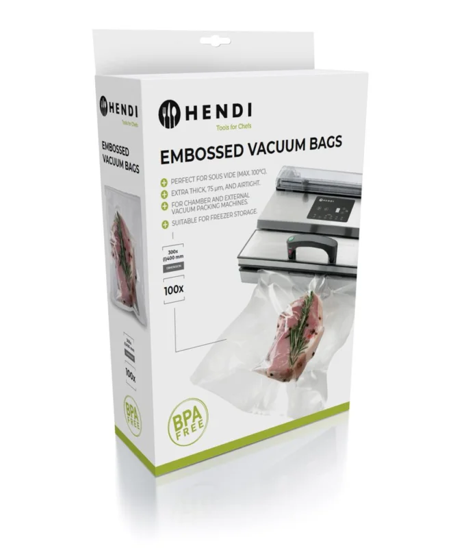 Prix Bas HENDI 971031 Sacs sous vide gaufrés