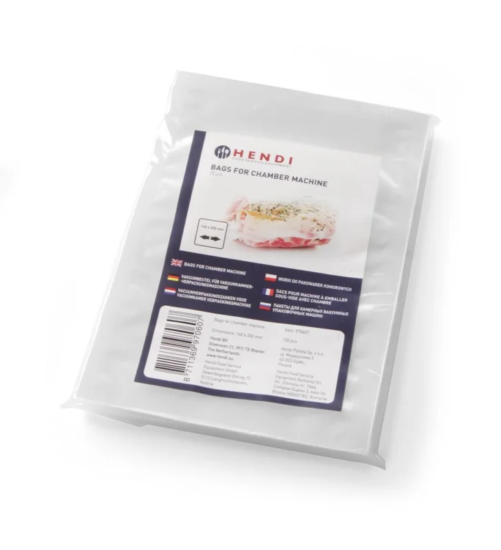 Commander Maintenant HENDI 970621 Sacs sous vide pour machine à emballer – 100 pièces