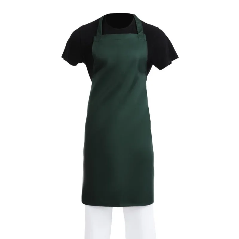 Petit Prix Tablier bavette Whites vert bouteille