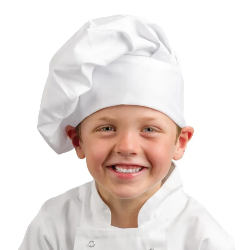 Toque de chef enfant Whites blanche Soldes