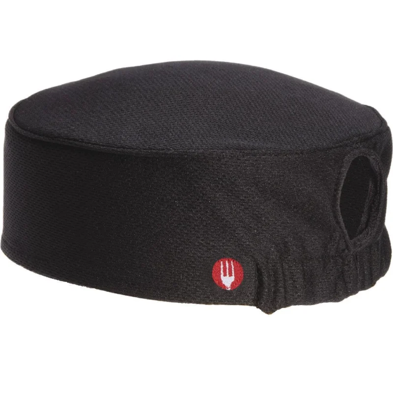 Calot de cuisine femme Cool Vent Chef Works noir Vente Directe