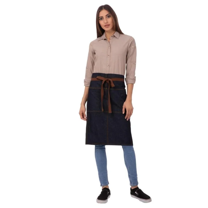 Tablier serveur Chef Works Urban Memphis bleu Certifié