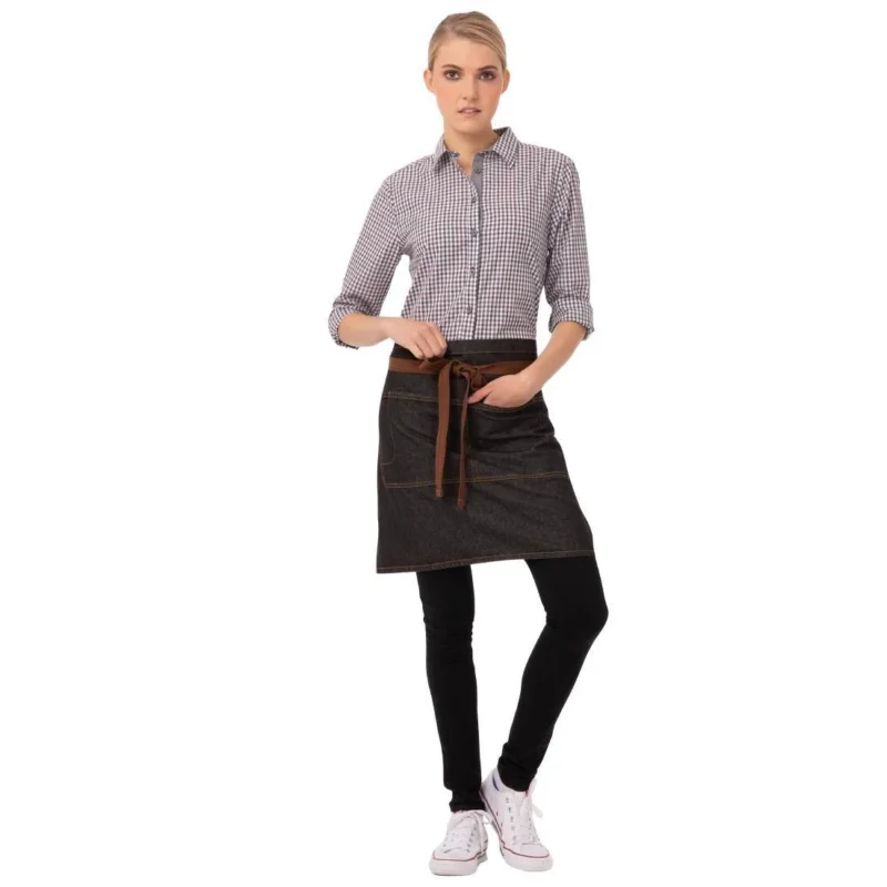 Tablier serveur court Chef Works Memphis noir Commander Vite