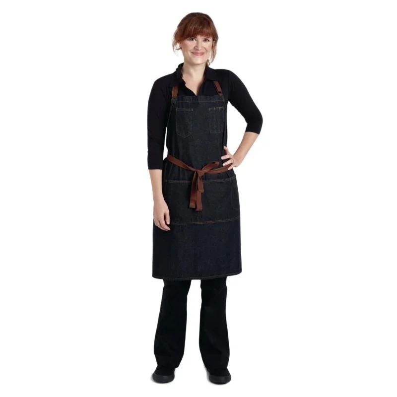 Tablier bavette Memphis Chef Works noir Marque