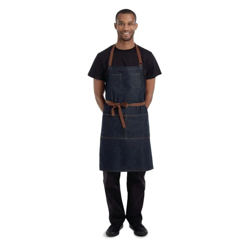 Must-Have Tablier bavette Memphis Chef Works indigo