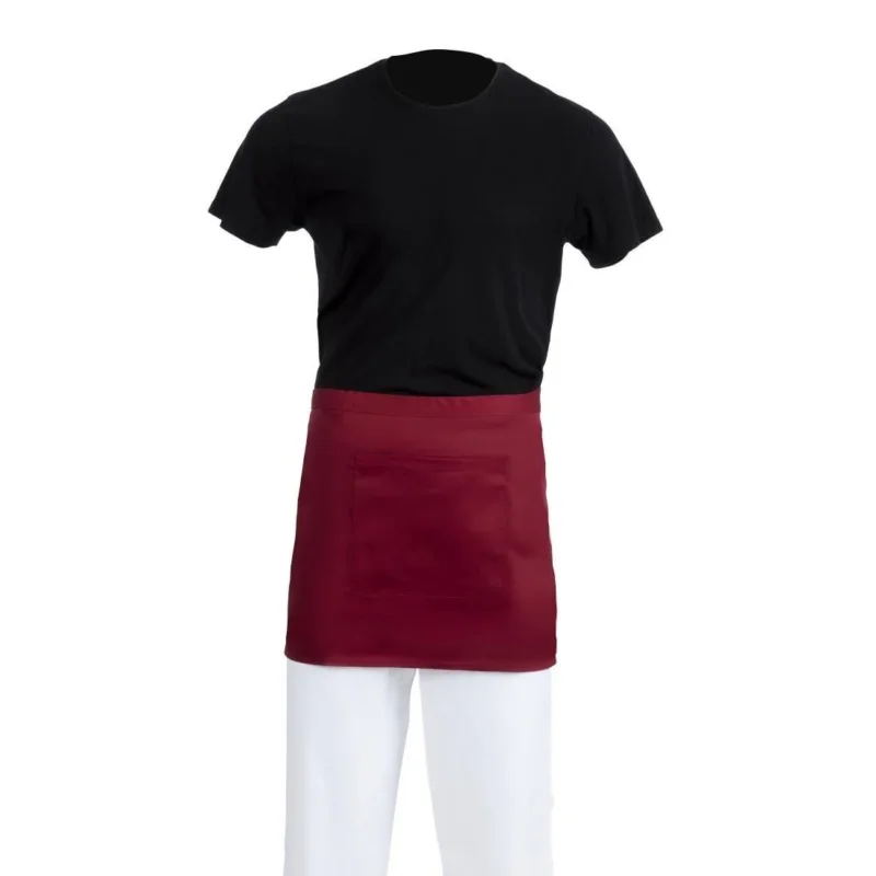 Tablier serveur court Whites bordeaux Offre Exclusive