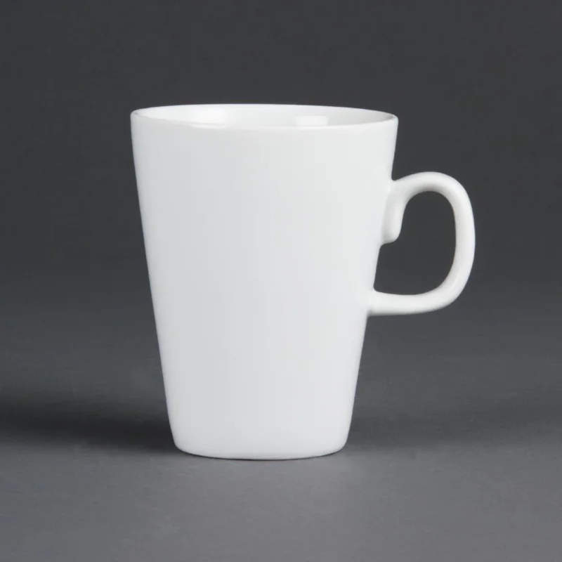 Tasses à Latte Whiteware Olympia 310ml (Lot de 12) Expédition Rapide